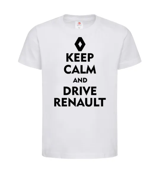 Дитяча футболка Drive Renault Білий фото