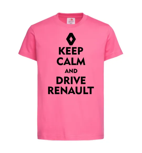 Дитяча футболка Drive Renault Яскраво-рожевий фото