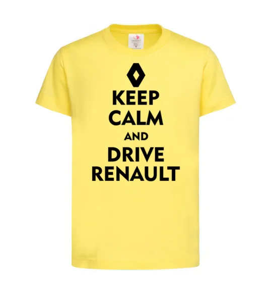 Дитяча футболка Drive Renault Лимонний фото