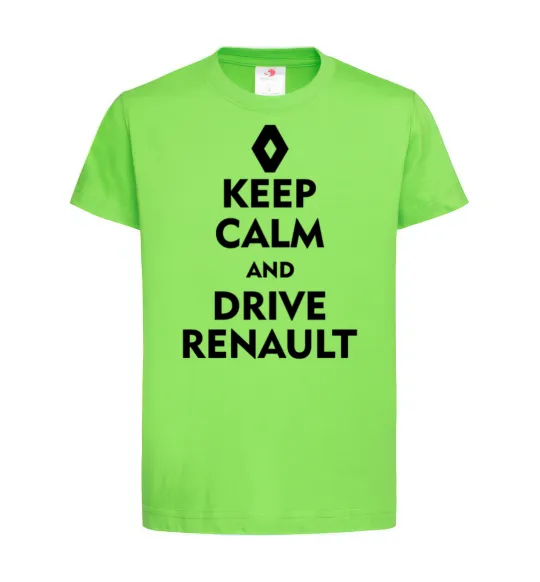 Дитяча футболка Drive Renault Лаймовий фото