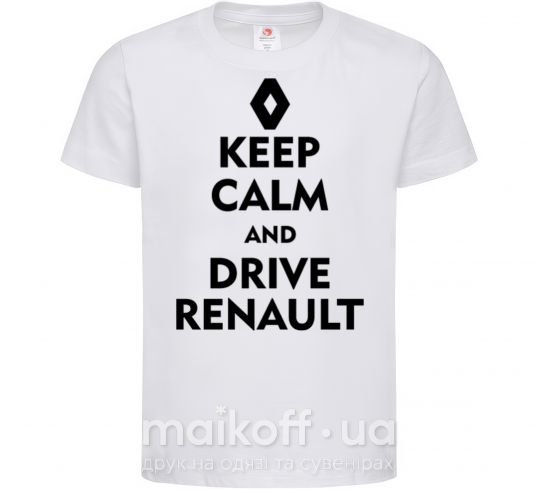Дитяча футболка Drive Renault Білий фото