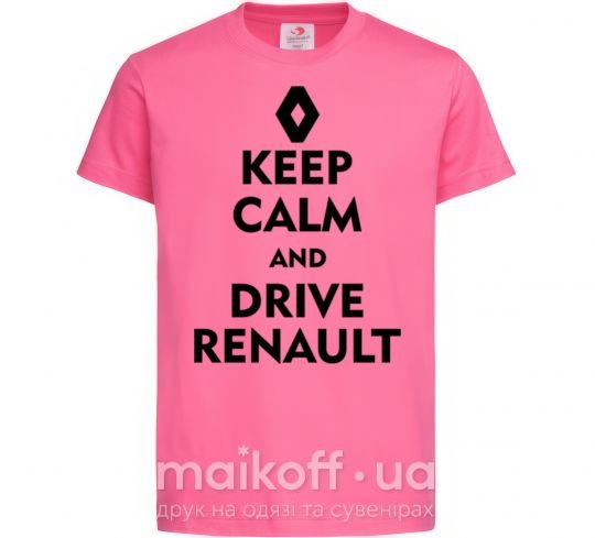 Дитяча футболка Drive Renault Яскраво-рожевий фото
