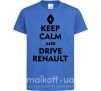 Детская футболка Drive Renault Ярко-синий фото