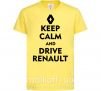 Детская футболка Drive Renault Лимонный фото