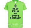 Дитяча футболка Drive Renault Лаймовий фото