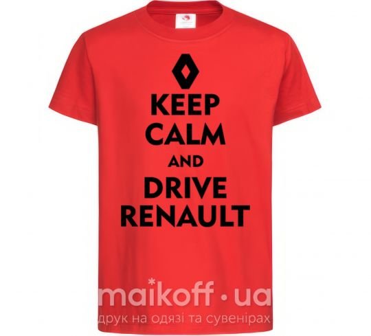 Дитяча футболка Drive Renault Червоний фото