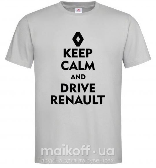 Чоловіча футболка Drive Renault Сірий фото