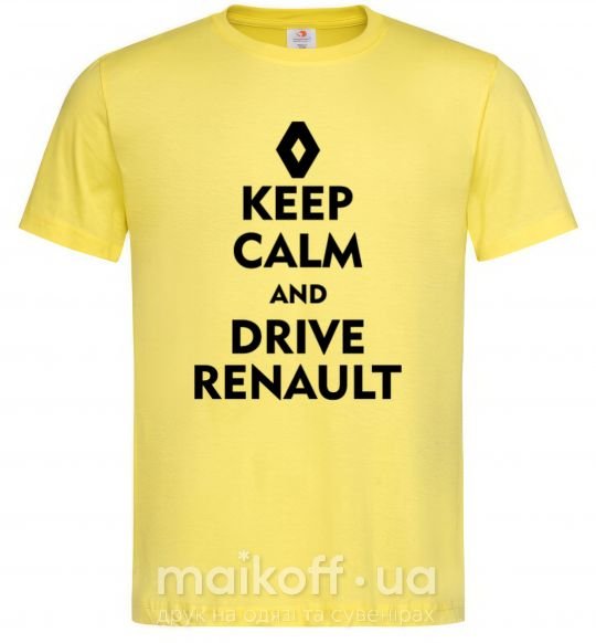 Чоловіча футболка Drive Renault Лимонний фото