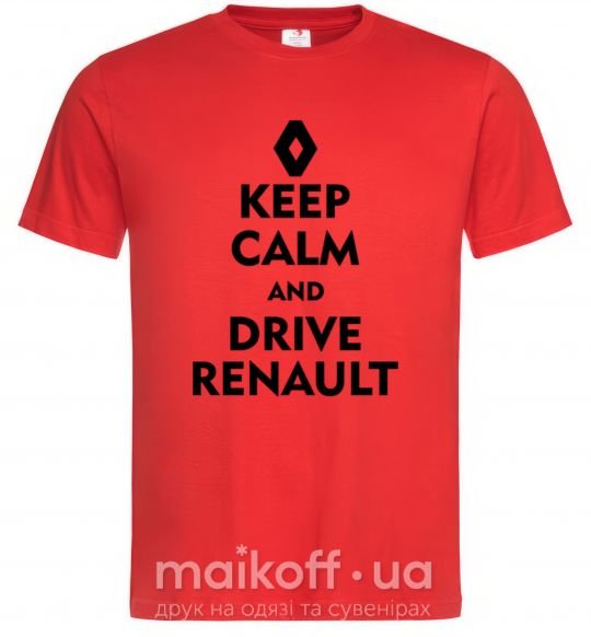 Чоловіча футболка Drive Renault Червоний фото
