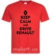 Чоловіча футболка Drive Renault Червоний фото