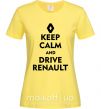 Жіноча футболка Drive Renault Лимонний фото