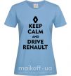 Женская футболка Drive Renault Голубой фото