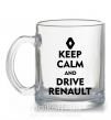 Чашка стеклянная Drive Renault Прозрачный фото