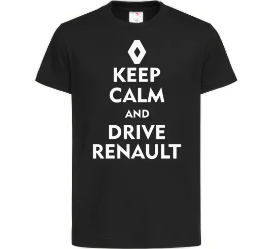 Дитяча футболка Drive Renault Чорний фото