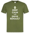 Мужская футболка Drive Renault Оливковый Мужская футболка Drive Renault Оливковый фото