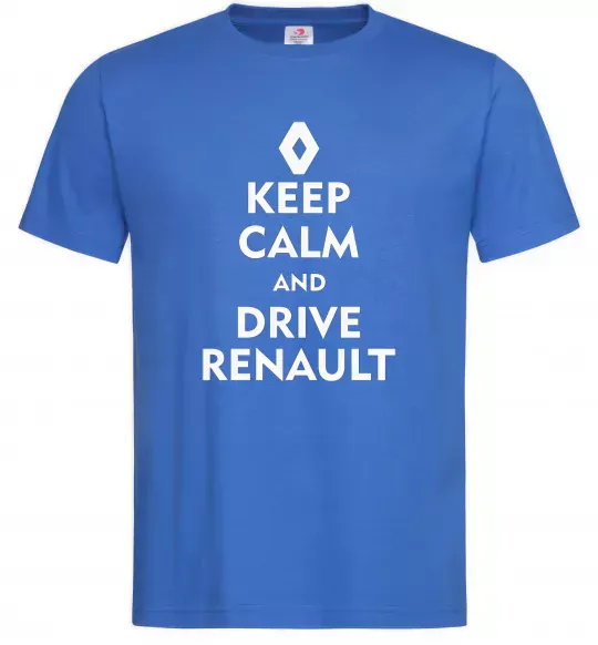 Мужская футболка Drive Renault Ярко-синий фото