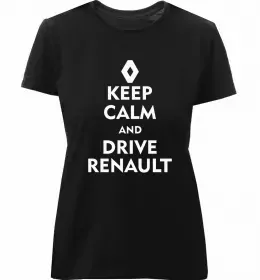 Женская премиум футболка Boss renault Белый фото