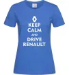Женская футболка Drive Renault Ярко-синий фото