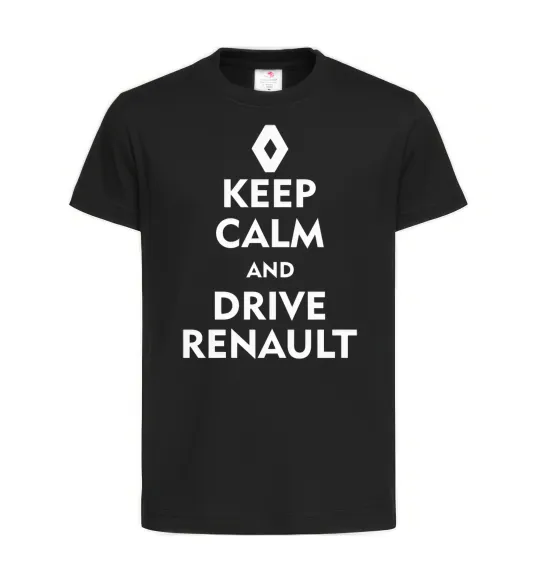 Дитяча футболка Drive Renault Чорний фото