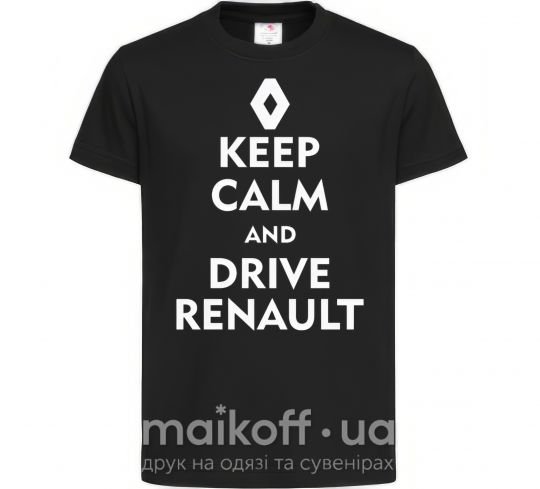 Дитяча футболка Drive Renault Чорний фото
