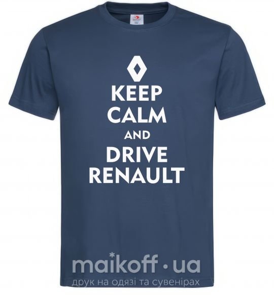 Чоловіча футболка Drive Renault Темно-синій фото