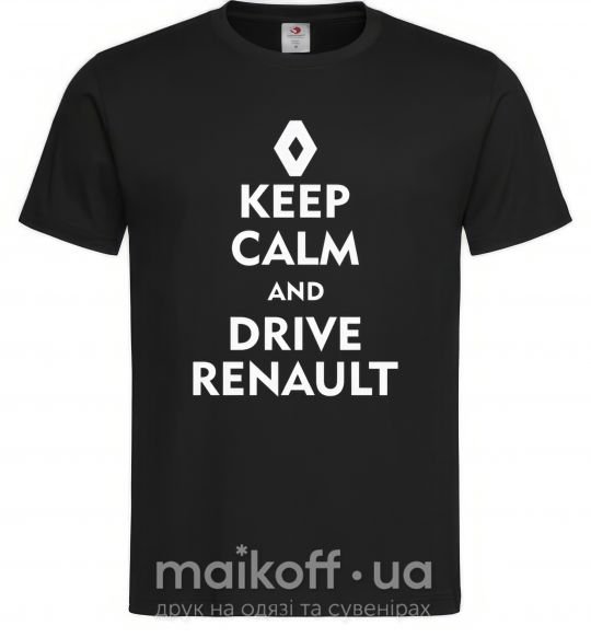 Чоловіча футболка Drive Renault Чорний фото