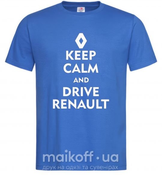 Чоловіча футболка Drive Renault Яскраво-синій фото