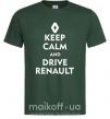 Чоловіча футболка Drive Renault Темно-зелений фото