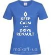 Женская футболка Drive Renault Ярко-синий фото