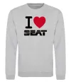 Світшот I Love Seat Сірий меланж Світшот I Love Seat Сірий меланж фото