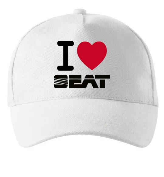 Кепка I Love Seat Белый фото