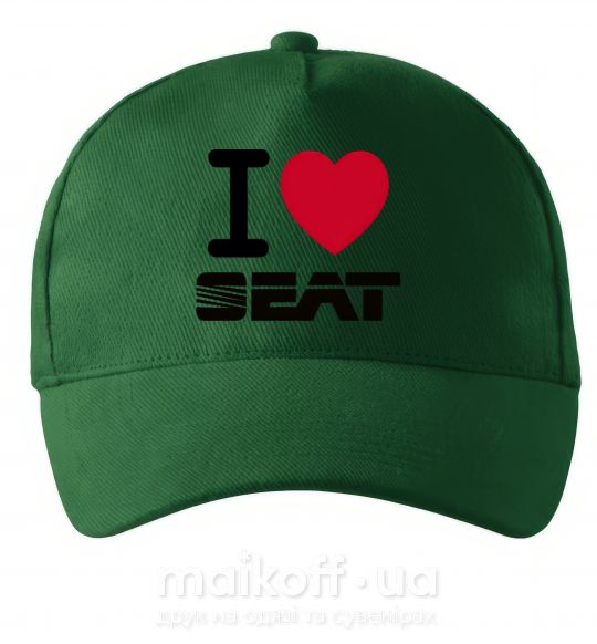 Кепка I Love Seat Темно-зелений фото