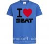 Дитяча футболка I Love Seat Яскраво-синій фото