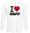 Лонгслів I Love Seat Білий фото