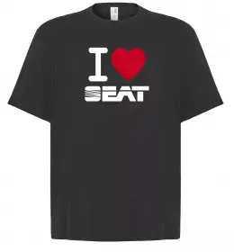 Футболка Оверсайз Seat Черный фото