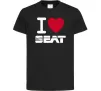 Дитяча футболка I Love Seat Чорний Дитяча футболка I Love Seat Чорний фото