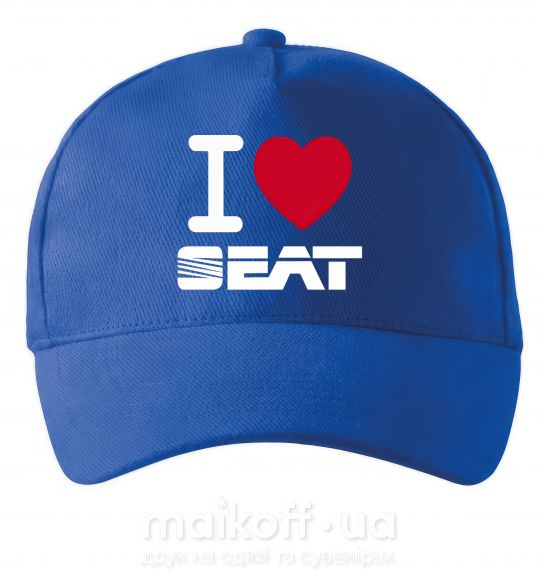 Кепка I Love Seat Яскраво-синій фото