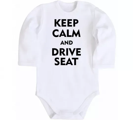 Детский боди Drive Seat Белый фото