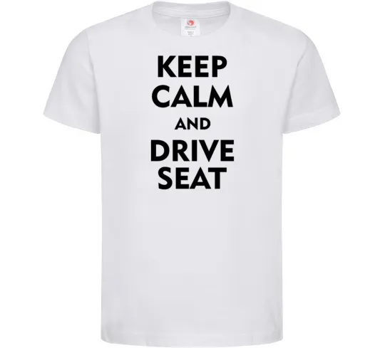 Детская футболка Drive Seat Белый фото