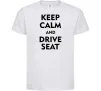 Детская футболка Drive Seat Белый Детская футболка Drive Seat Белый фото