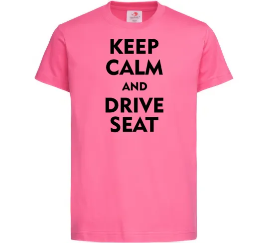 Детская футболка Drive Seat Ярко-розовый фото