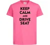 Детская футболка Drive Seat Ярко-розовый Детская футболка Drive Seat Ярко-розовый фото