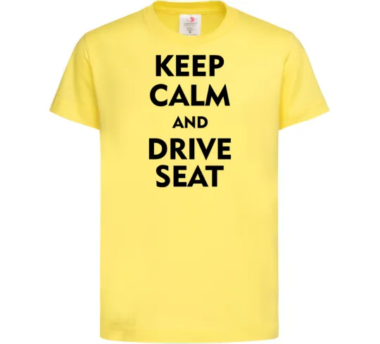 Детская футболка Drive Seat Лимонный фото
