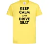 Детская футболка Drive Seat Лимонный Детская футболка Drive Seat Лимонный фото