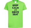 Детская футболка Drive Seat Лаймовый Детская футболка Drive Seat Лаймовый фото