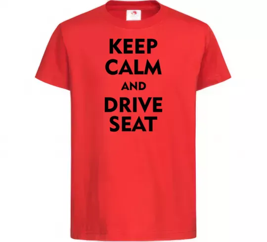 Детская футболка Drive Seat Красный фото