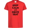 Детская футболка Drive Seat Красный Детская футболка Drive Seat Красный фото