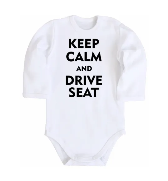 Дитячий бодік Drive Seat Білий фото