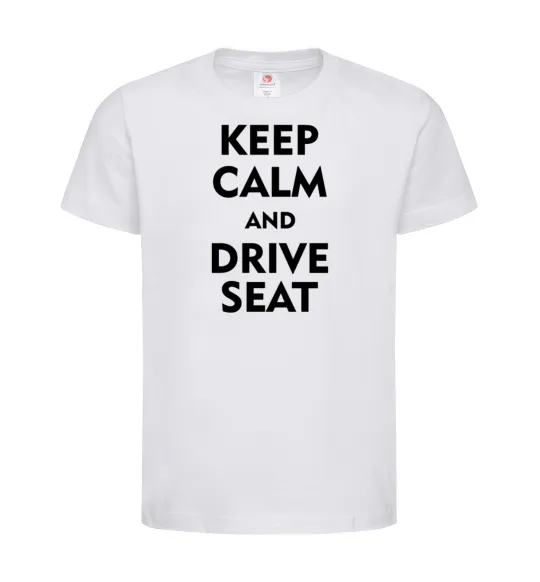 Детская футболка Drive Seat Белый фото