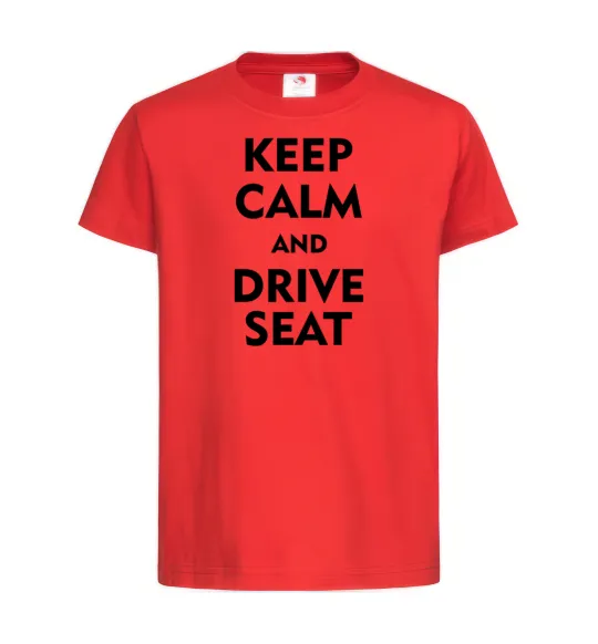 Детская футболка Drive Seat Красный фото